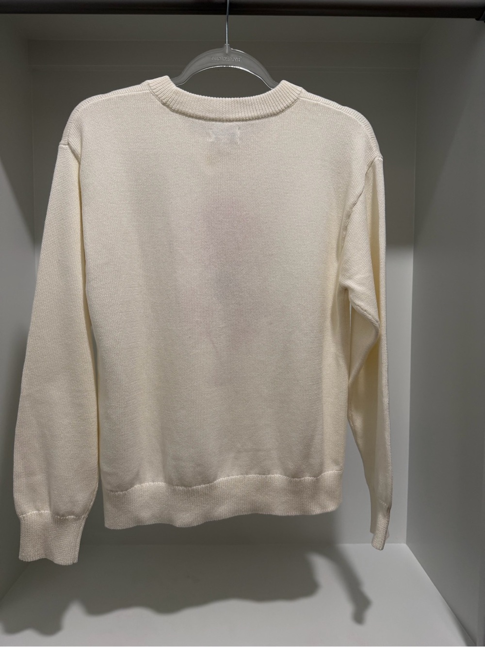 NWT J. Crew Americana Lobster Sweater Ivory Cotton Knit Coastal Preppy M - Picture 5 of 9
